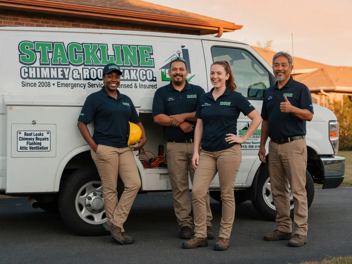Chimney flashing repair company in Lillie, LA